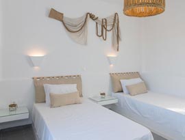 Δωμάτιο με μονά κρεβάτια